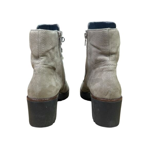 Ron White Vandra Nubuck Leather Ankle Boots - Khaki - Size 39 (8-8.5) - Picture 5 of 9